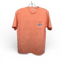 Vineyard Vines Boy  s XL Coral Tech Camo Whale Fill Pocket T-Shirt