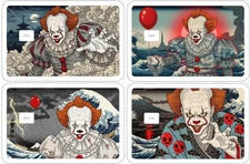 Uyiko-e Pennywise Debit Credit Card Sticker Skin Halloween Horror Uyiko Anime US