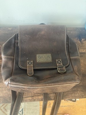 Gillis London Leather Camera Backpack