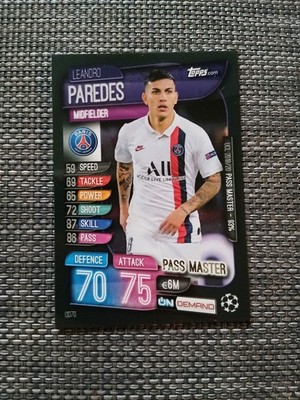 Topps Match Attax - 19/20 - Leandro Paredes - Paris Saint-Germain - On Demand