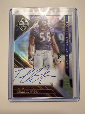 2022 Panini Limited - Gameday Aesthetics Terrell Suggs Spotlight Auto /25