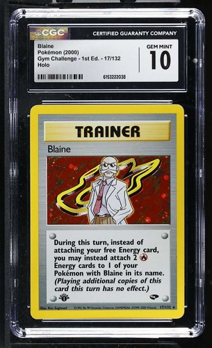Blaine (1st Edition) graded CGC 10 for sale on eBay