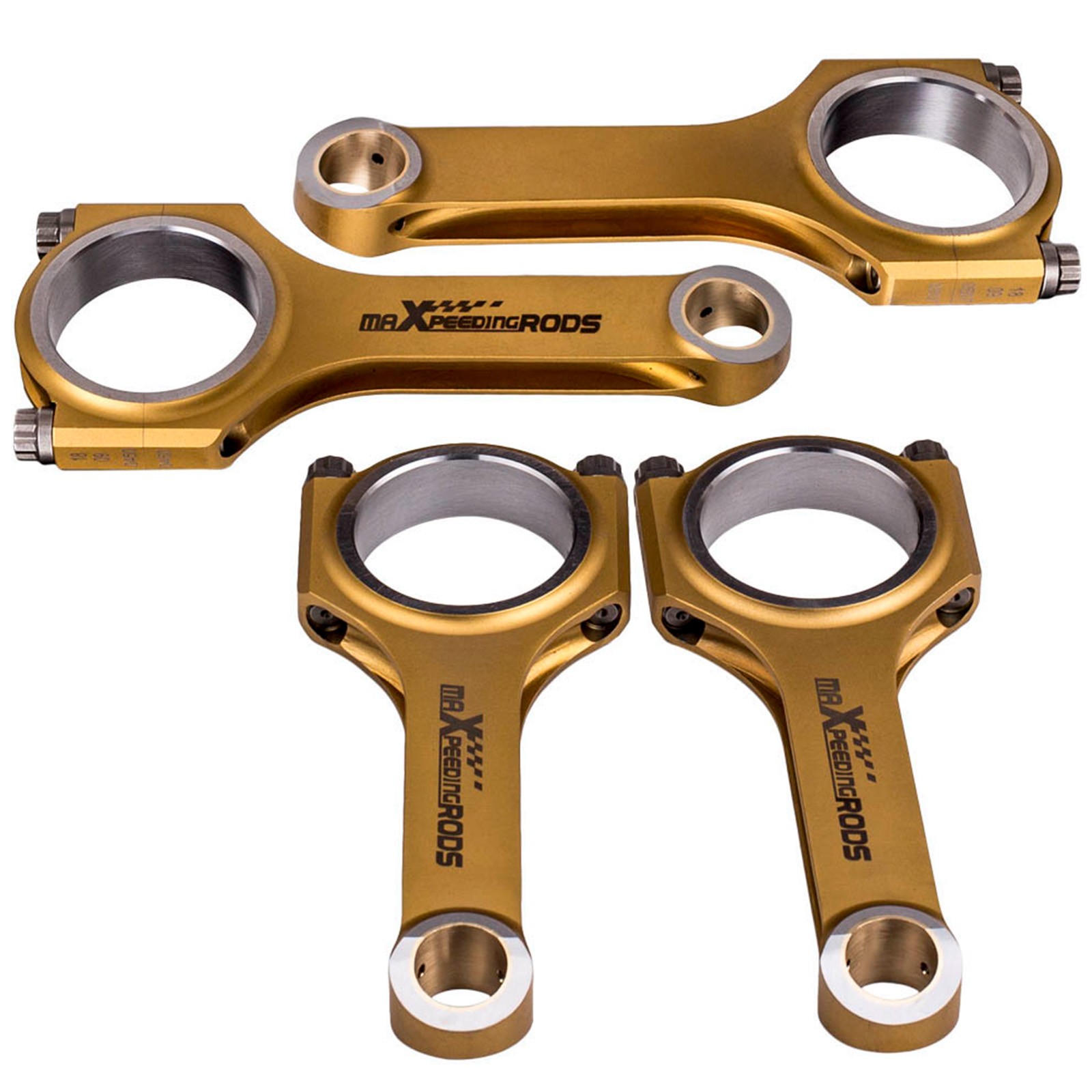 Titanizing Forged 4340 H-Beam Connecting Rods For VW 1.9 TDI PD130 PD150 144mm