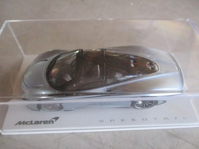 SPARK McLaren Speedtail Glacier Blue Spark Resin Model Dealer Edition Rare 1:43