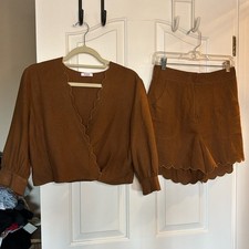 EUC ERES L'intemporel Cheri Short sz 6 and top sz M in Caramelo