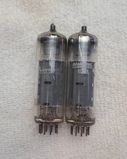 Strong Pair Samsung EL84 6BQ5 Grey Ladder Plate Top O Getter Korea