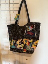 Caribbean Soul Parrot Party Beach Bag Tote Large Zippered Colorful Vacation