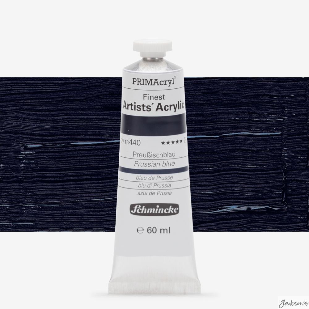 Schmincke Primacryl Heavy Body Acrylic Paint 60ml Prussian Blue For Artists