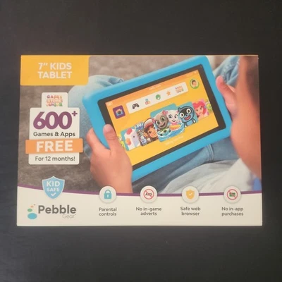 Disney Pebble Gear 7-Inch 16GB Kids Tablet - Blue - Brand New Sealed 2022 Camera - image 1 of 4