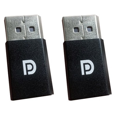 2 Stück DP Virtual Display Adapter 4K Displayport Dummy-Stecker EDID Headle9381
