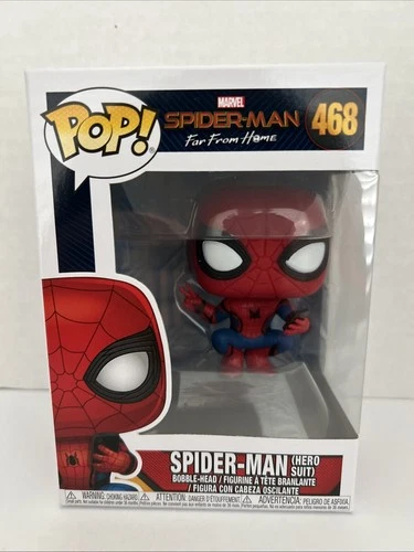 Funko Pop! Vinyl: Marvel - Spider-Man (Hero Suit) #468 Mint w/Protector