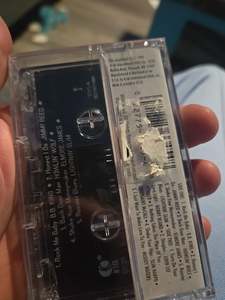 Got the Blues by Various (Cassette Tape 1994 K-Tel) 3345-4, Jimmy Reed, B.B King - Image 3 of 3