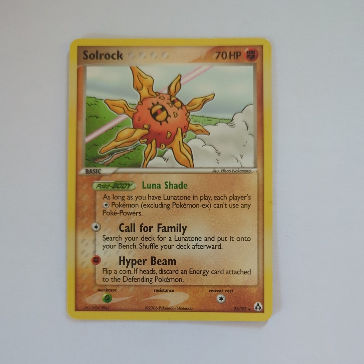 Solrock 25/92 EX Legend Maker - Rare Pokemon Card - NM | eBay Solrock 25/92 EX Legend Maker - Rare Pokemon Card - NM | eBay