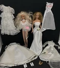 Vintage Lot 90’s Y2K Barbie Dolls & Bride Bridal Gowns Shoes