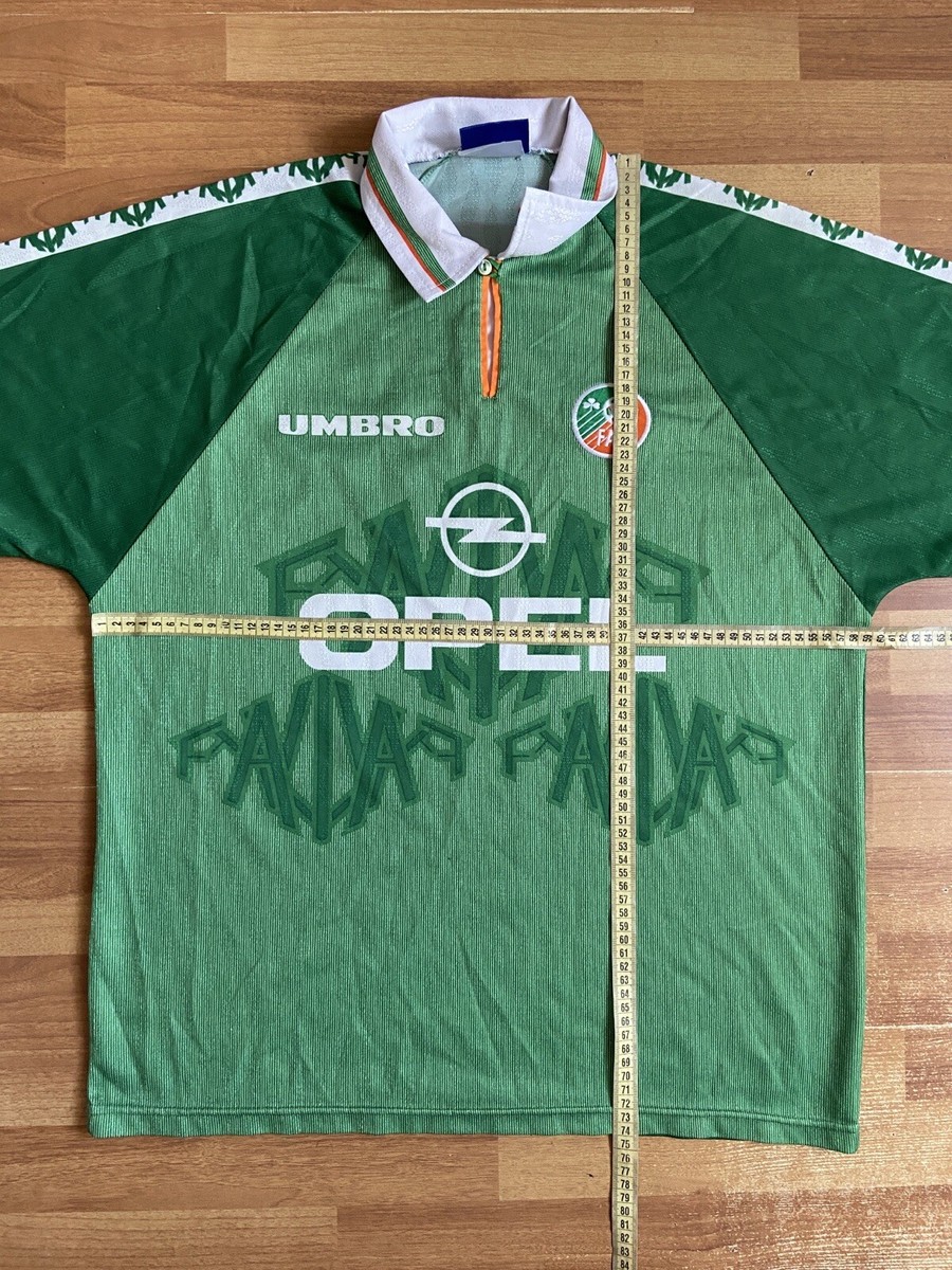IRELAND 1996 1998 HOME FOOTBALL SHIRT SOCCER JERSEY UMBRO sz XL