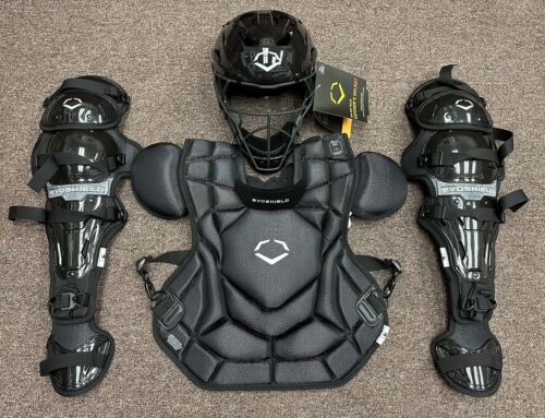 Evoshield G2S Pro-SRZ Intermediate Teen Baseball Catchers Gear Set - Black - Picture 1 of 13