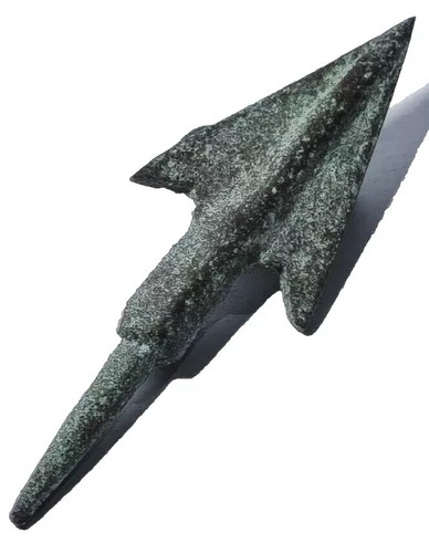 ANTIKE GRIECHISCHE BRONZE PFEILSPITZE ALEXANDER MILITÄRLEGION - 336-323BC - 10 GR - Bild 1 von 5