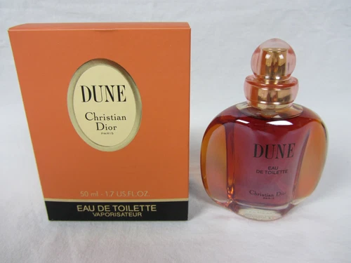 Christian Dior Dune 1.7 Fl. Oz. Eau De Toilette Spray Vintage New In Box 1990s
