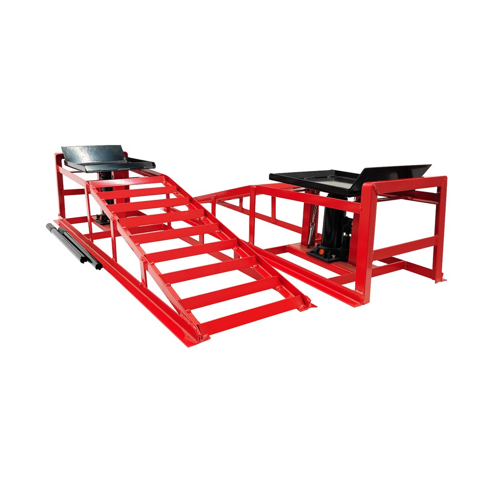 1 Pair 3T Auto Car Service Ramps Lifts Portable Ramps Vehicle Repair 10 ...