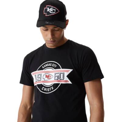 New Era NFL Established Kansas City Chiefs T-Shirt Herren Shirt schwarz 37816