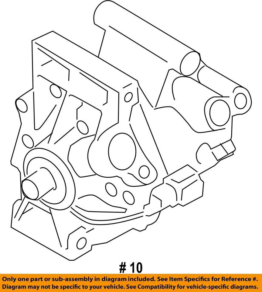 Used A/C Compressor fits: 2012 Nissan Versa 1.6L Htbk Note from 10/13 Grade A - Изображение 4 из 4