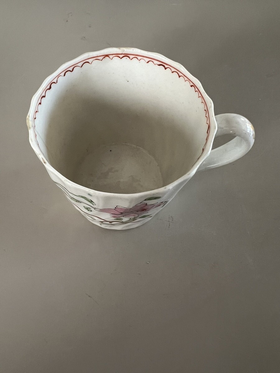 Antique Chamberlain Worcester Porcelain Tea Cup, Coffee Cup