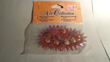 LOT  10 SOLEIL ATTACHES PINS - NEUF SOUS BLISTER - RIDEAUX VOILAGES