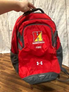 under armour storm backpack red