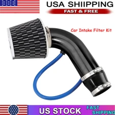 Universal Car Cold Air Intake Filter Alumimum Induction Kit Pipe Hose System 3"