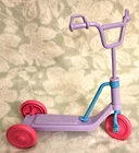 VINTAGE BARBIE DOLL 3 WHEEL SCOOTER BIKE PURPLE