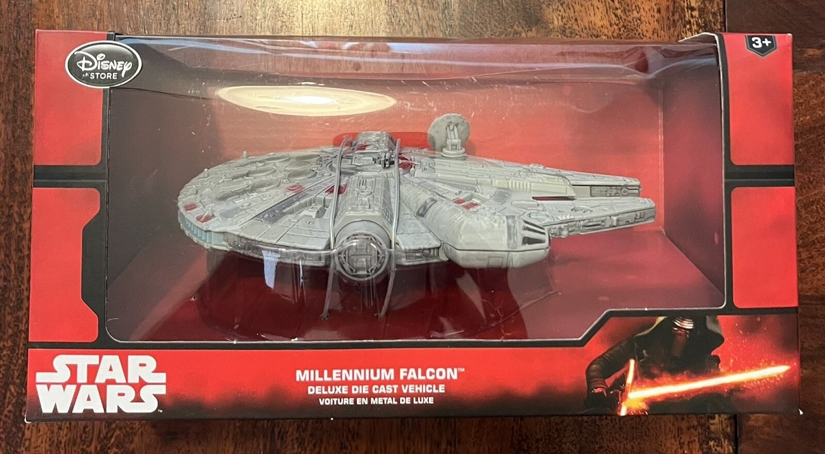 Disney Store Star Wars Millennium Falcon Deluxe Die Cast Vehicle