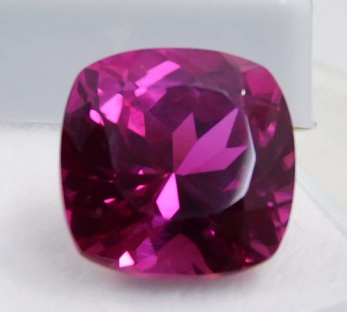 Rare 11.90 Ct Natural Pink Sapphire – Cushion Cut Certified
