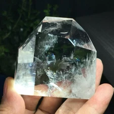 181g Natural clear crystal Sui Shape Quartz mineral energy decor reiki gift