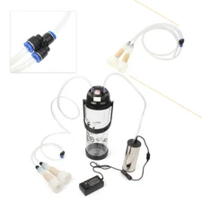 3L/0.8Gal Electric Milking Machine Set Vacuum Impulse Pump Goat Sheep Cow Milker
