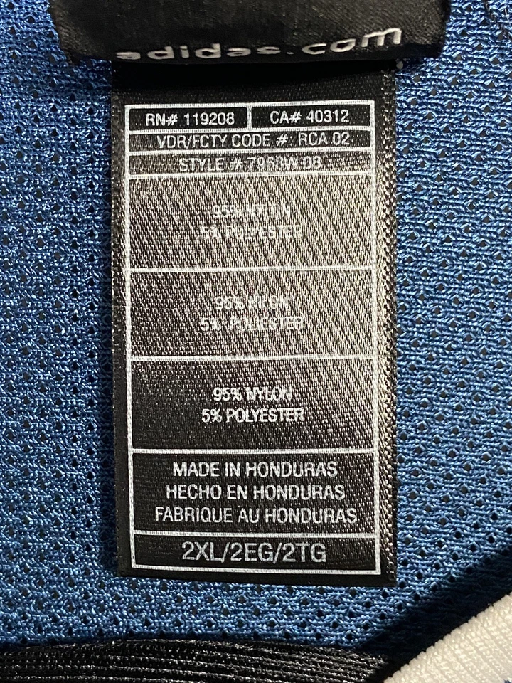 Crystal Langhorne #1 Autographed Washington Mystics WNBA Adidas Signed Jersey  - Image 4 of 4