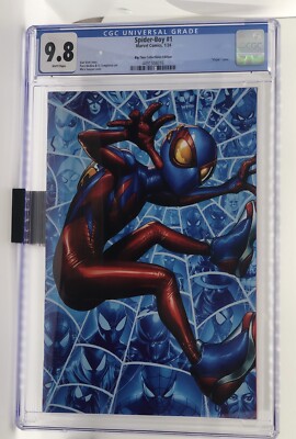 SPIDER-BOY #1 | CGC 9.8 | MICO SUAYAN EXCLUSIVE | BTC ICY BLUE RARE LTD 300