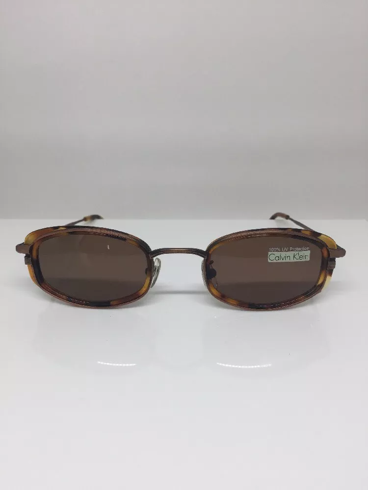 New VINTAGE CALVIN KLEIN Sunglasses CK 141 Copper Col. 578 Size: 47-23mm Italy