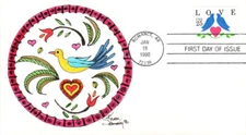 #2440 Love - Birds Karen's FDC (11919902440001)