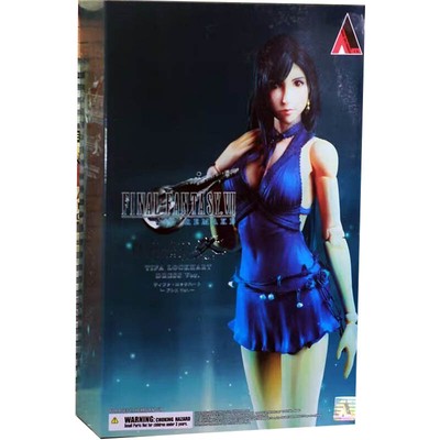 Play Arts Kai Tifa Lockhart Purple Dress Final Fantasy VII 10'' Official Figure//