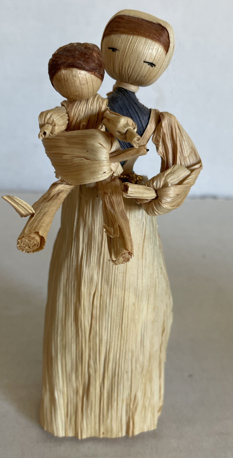 Lot Of Vintage Handmade Old Traditional Folk Art Corn Husk Dolls