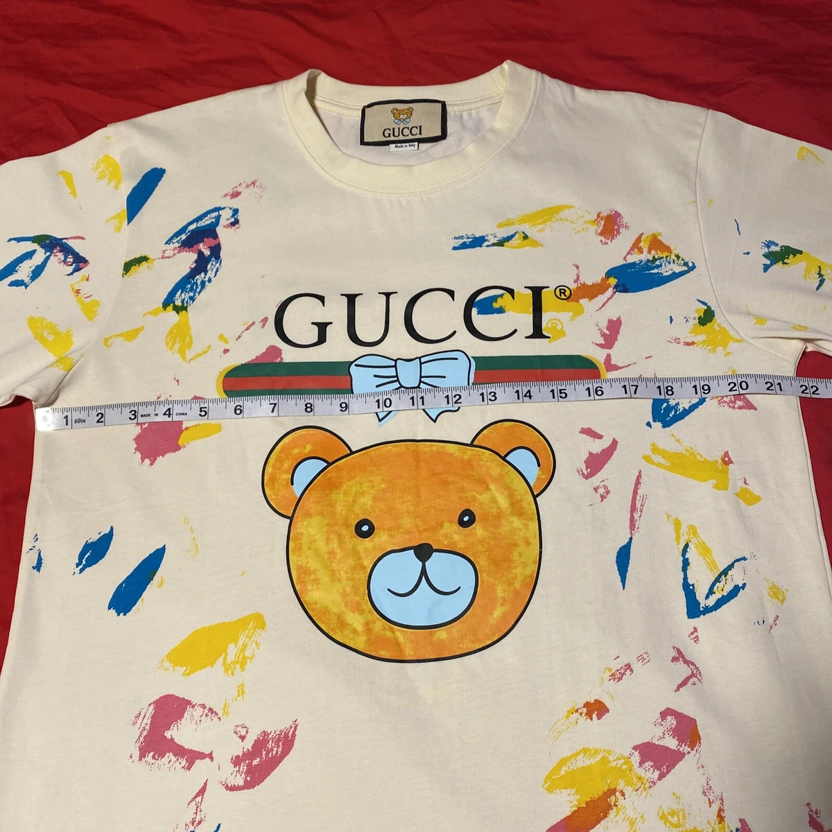 Authentic EXO Kai Gucci Collaboration Oversized T-shirt Teddy Bear