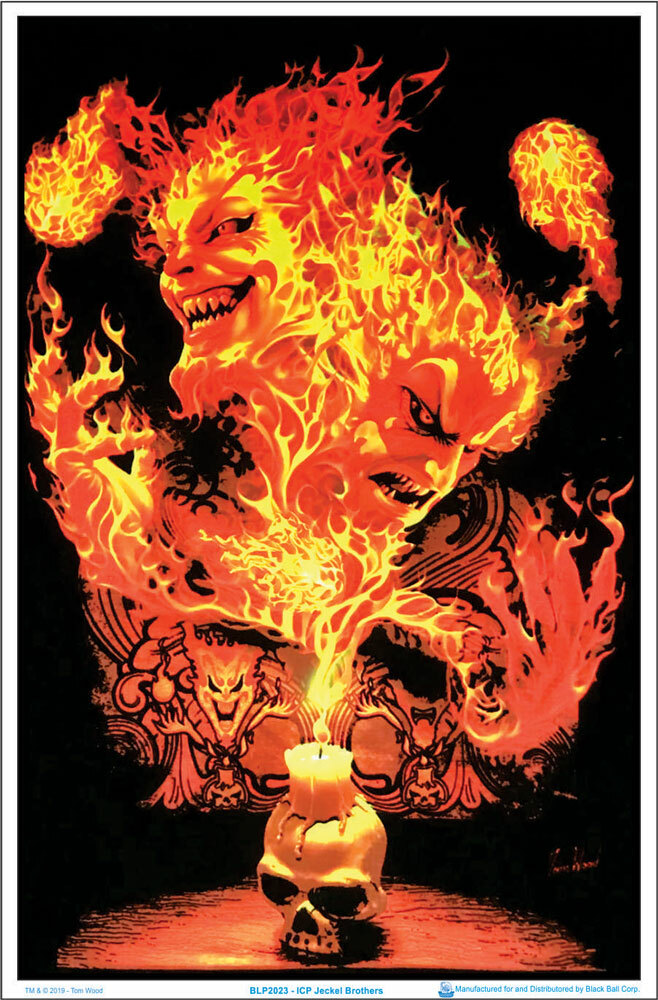 Insane Clown Posse ICP Jeckel Brothers by Tom Wood Blacklight