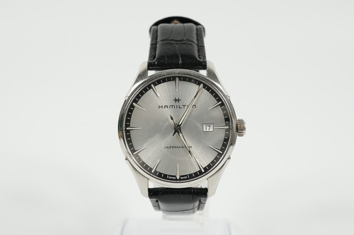 ▶️ *EXC+5 HAMILTON Jazz Master H324510 Date Silver Dial Quar From JAPAN - Bild 2 von 17