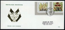 1980, Ruanda, 1055-56 B, FDC - 1848782