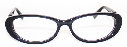 Gafas finas ovaladas negras vintage Valentino 5762 marco óptico para mujer