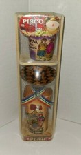 New PISCO - Pisco Es Peru Leather Flask and Shot Glass Set