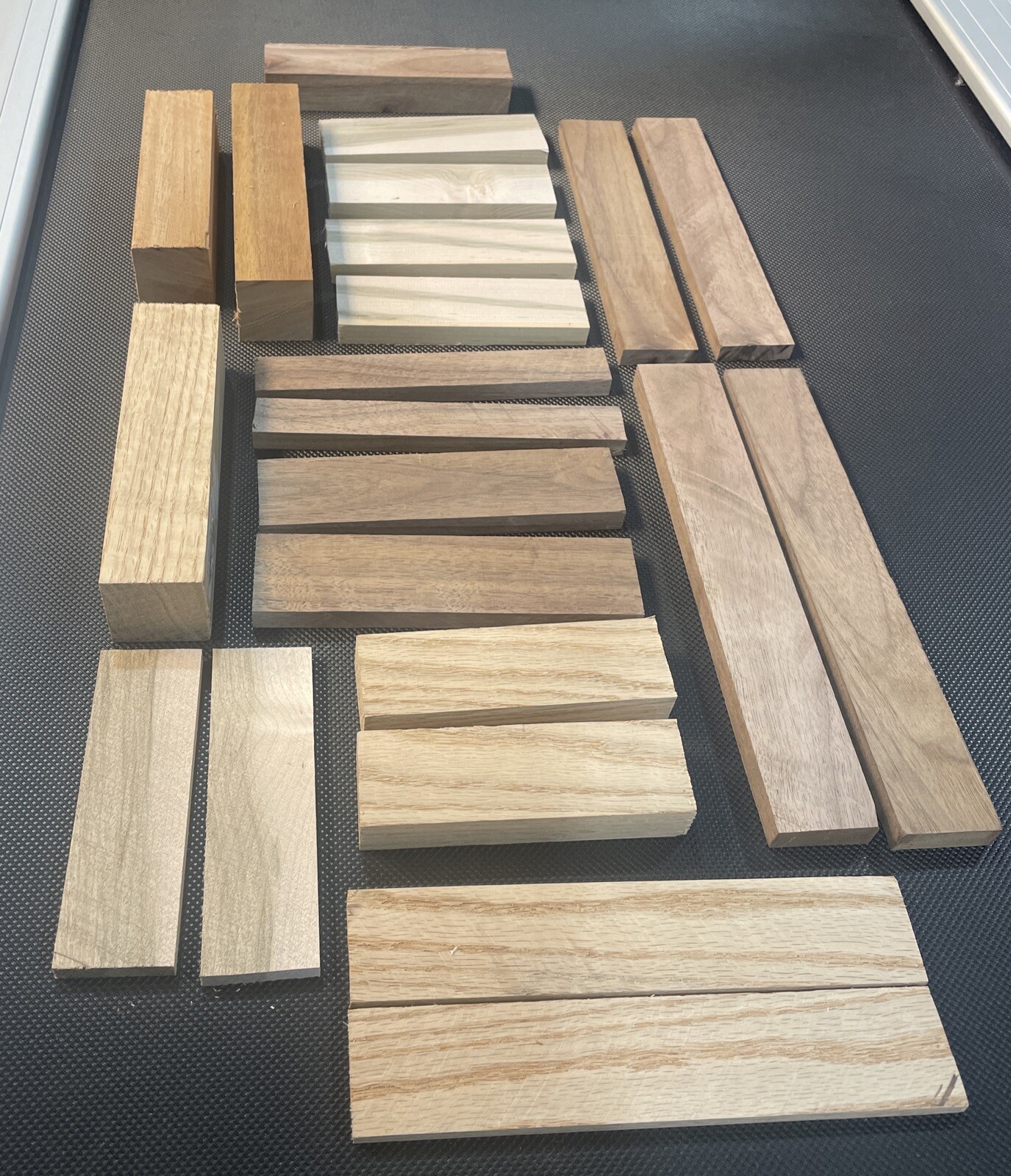 Lot Knife Making Handle Material Walnut Oak Poplar Scales / Blocks