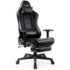 Gaming Chair with Footrest Big and Tall,Executive Heavy Duty Adjustable Recliner