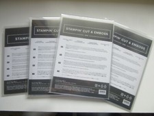 Stampin' Up Cut  Emboss Dies Big Shot Sizzix NEW or Gently Used Your Choice