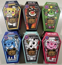 NEW 2025 Deddy Bears Set of 6 Holiday/Christmas Edition Plush with ROBLOX CODE